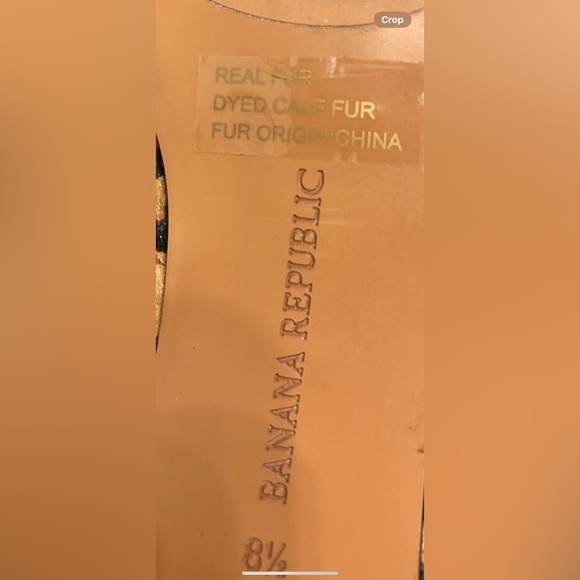 Banana Republic Leopard Print Calf Hair Block Heel Loafer - Picture 7 of 7